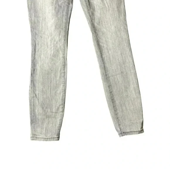 Anthro Pilcro Medium Gray High Rise Skinny Denim Jeans Women's sz 27 - Picture 4 of 7